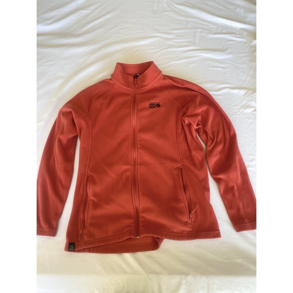 Mountain Hardwear Fleece Hooded Jacket Polartec Women's Red Large